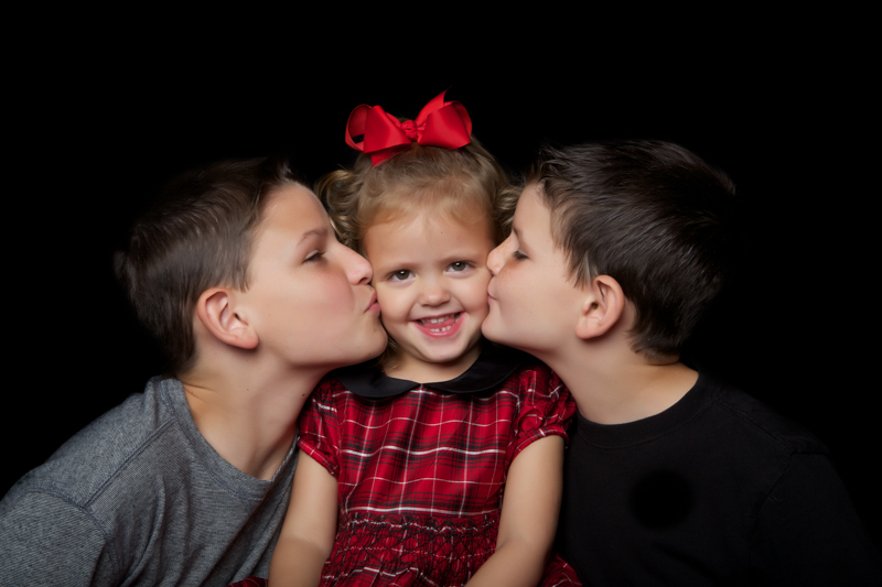 Houston Family Photographer | Candy Canes and Kisses