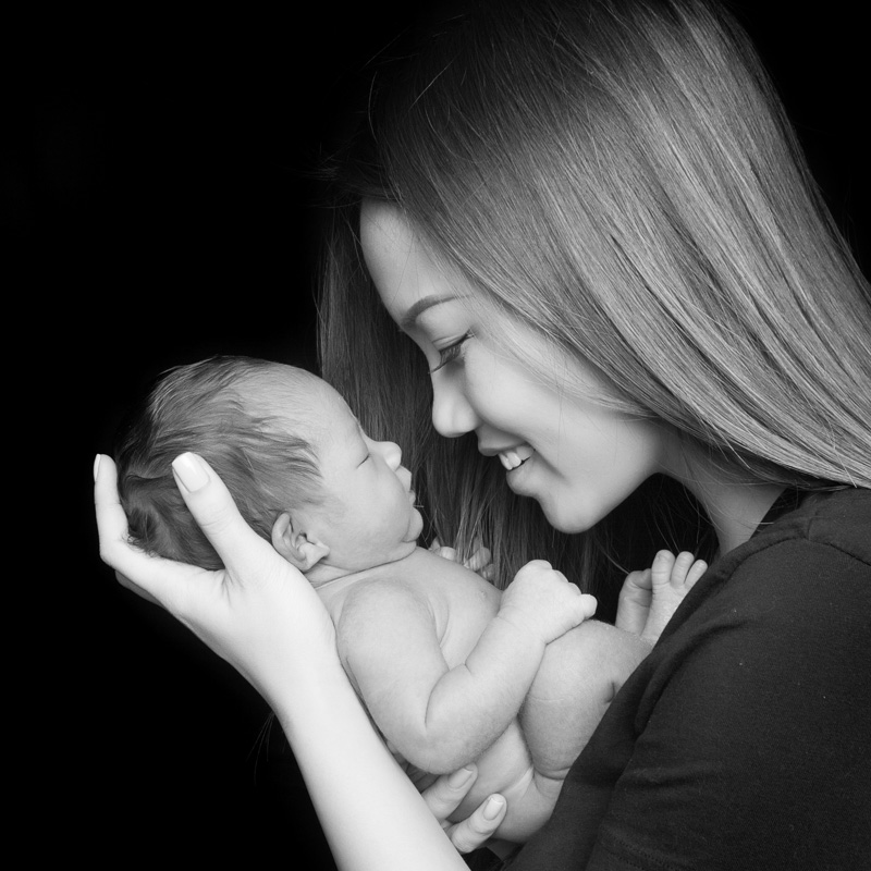 Houston Newborn Photographer | Black Newborn Shot